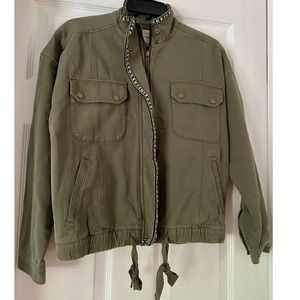 Lucky Brand olive green/ bomber jacket new.S
